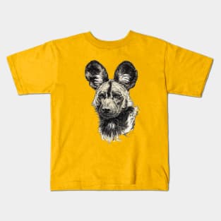 African wild dog Kids T-Shirt